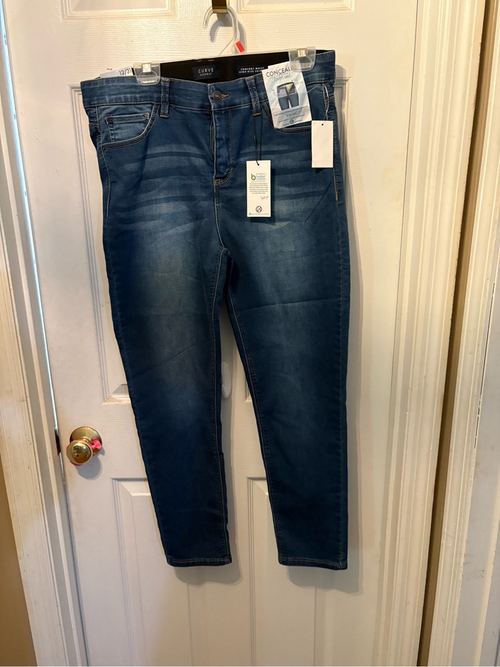Curve & Co. Women's Indigo Skinny Jeans — Mid Wash